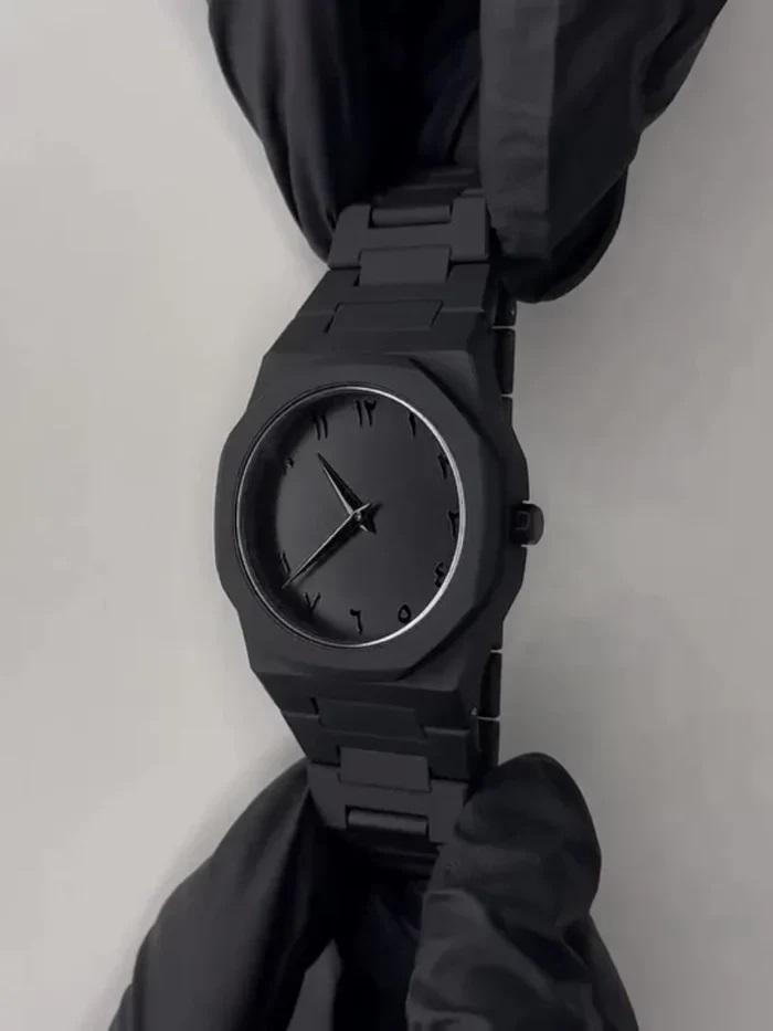 Beautiful Black Arabic Aura Watch